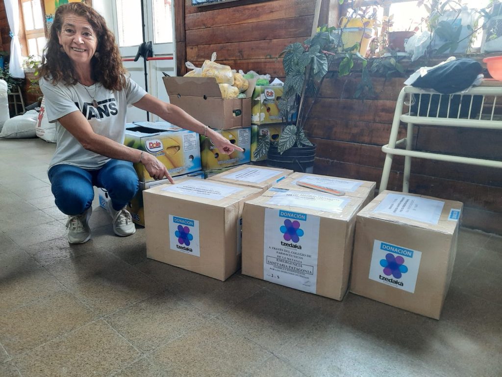 Donacion de medicamentos por la emergencia sanitaria en la Patagonia