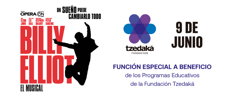 Billy Elliot función a beneficio de Fundacion Tzedaka